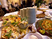 wedding cakes and caterer